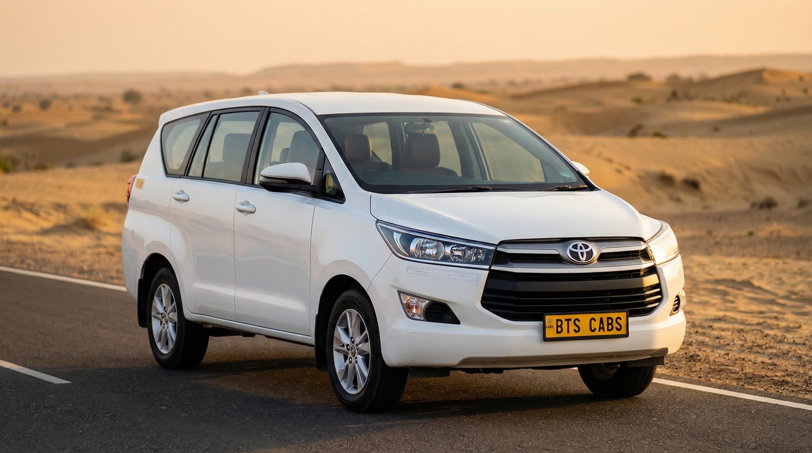 Toyota Innova Crysta rental vehicle